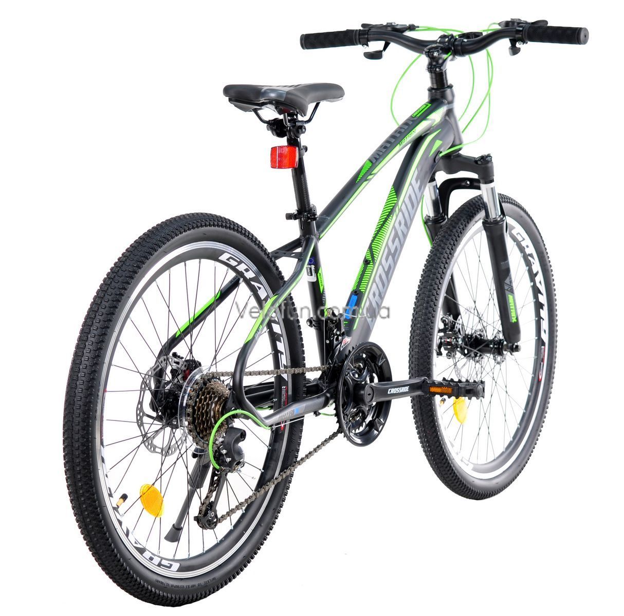 Горный Велосипед Crossride Matrix 24" 2026 салатовый + подарок