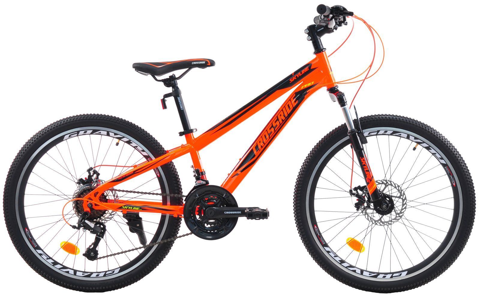 Велосипед Crossride Skyline 2.0 24" 11" 2026 оранжевий