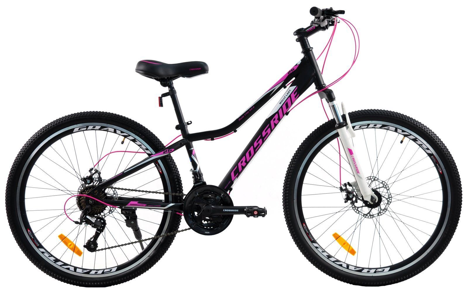 Велосипед Crossride Molly Lady 26" 2026 чорний + Подарунок