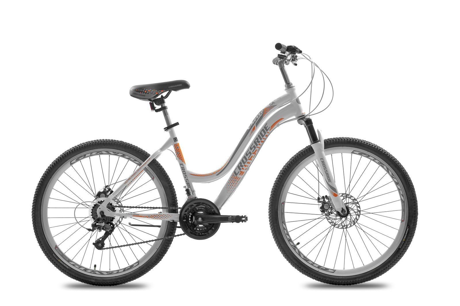 Горный велосипед Crossride Cherry 26" 2025 серый