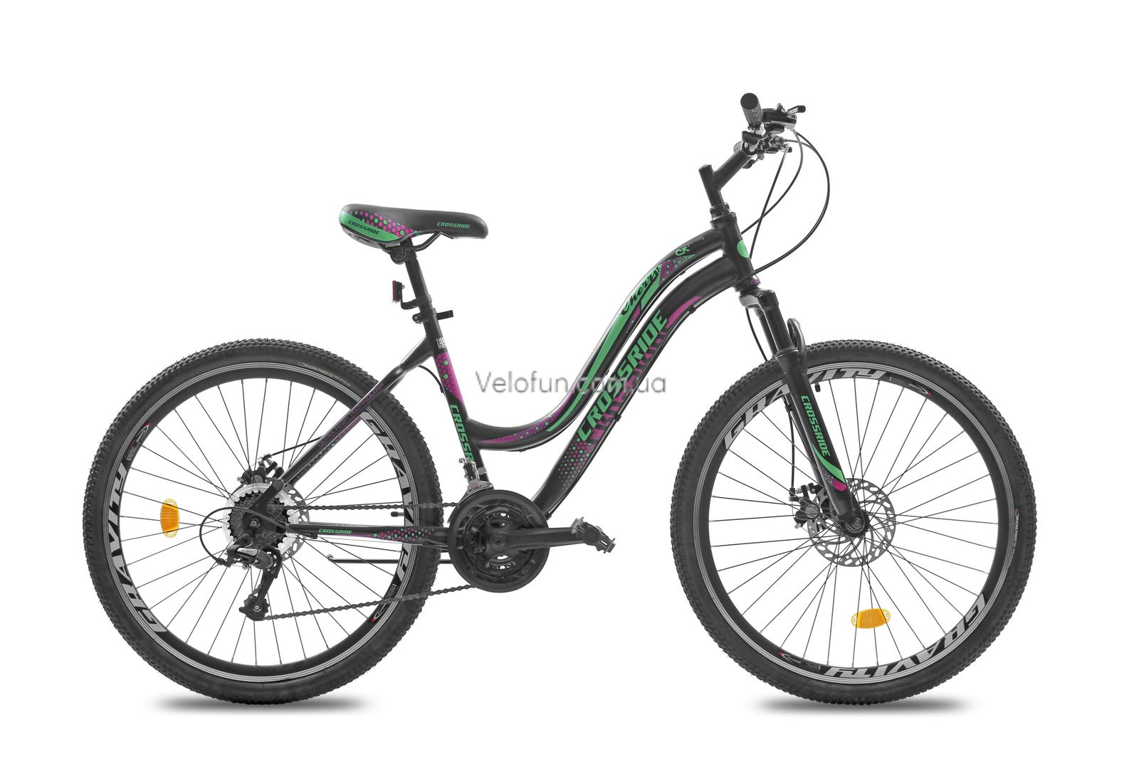 Горный велосипед Crossride Cherry 26" чёрний