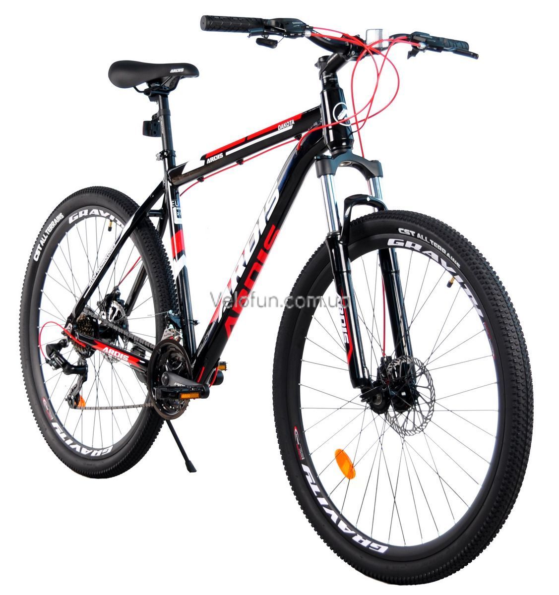Гірський Велосипед Ardis Dacota 29" 21" чорно-червоний + Подарунковий Набір
