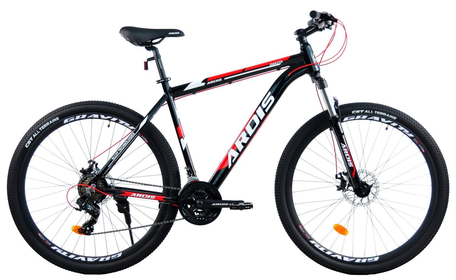 Гірський Велосипед Ardis Dacota 29" 21" чорно-червоний + Подарунковий Набір