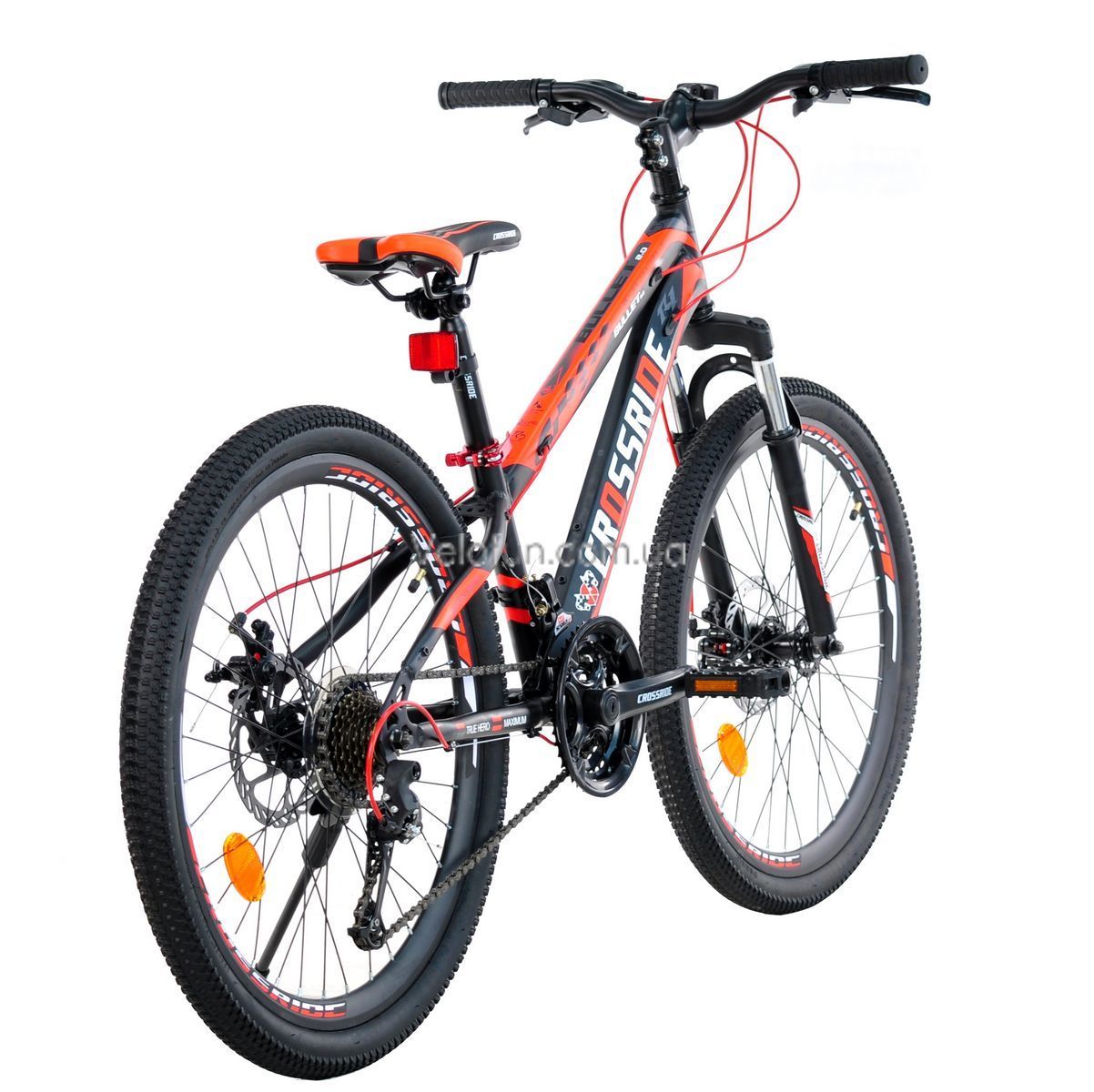 Велосипед Crossride Bullet 2.0 24" 13" червоний + подарунок