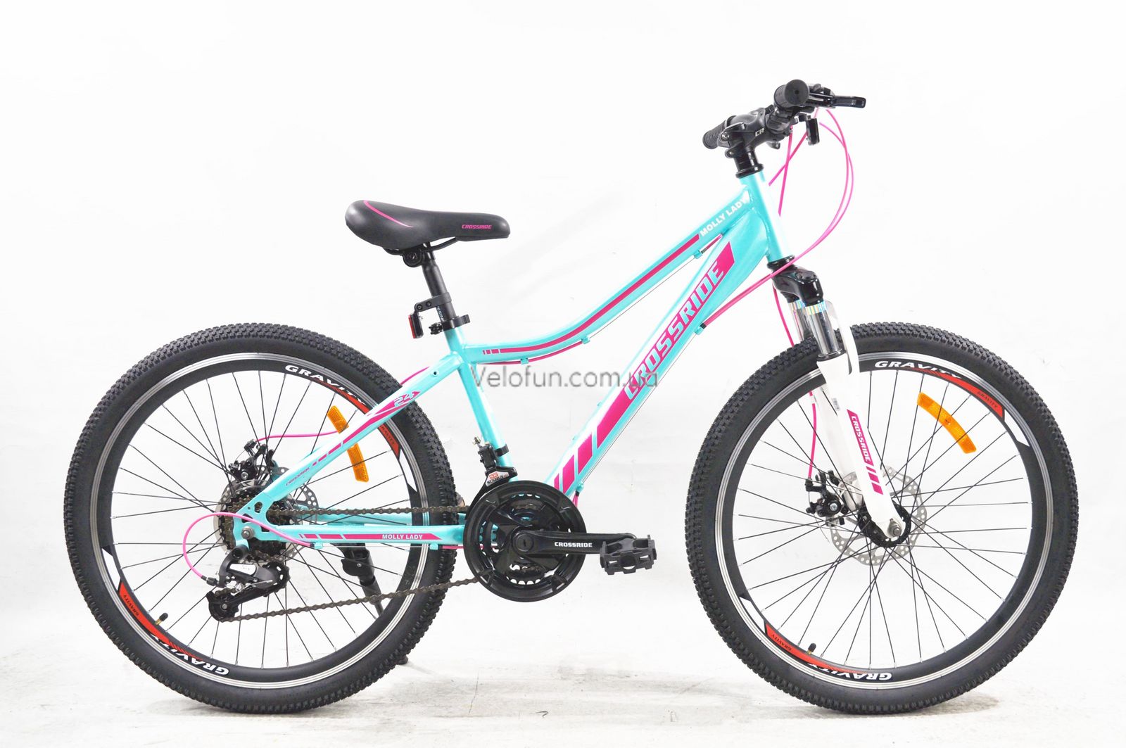 Велосипед Crossride Molly Lady 24" 2024 бирюзовый