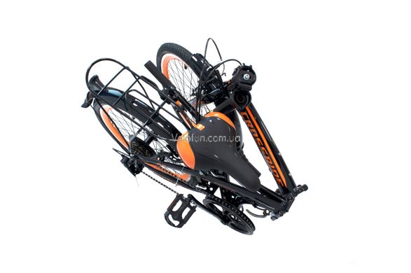 Велосипед City Folding Crossride 20" 12.5" 2024 Жовтогарячий