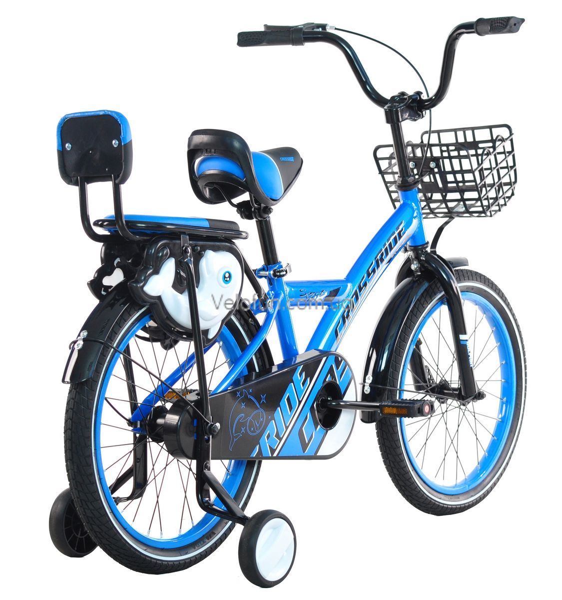 Дитячий Велосипед Crossride Dolphin 18" синій