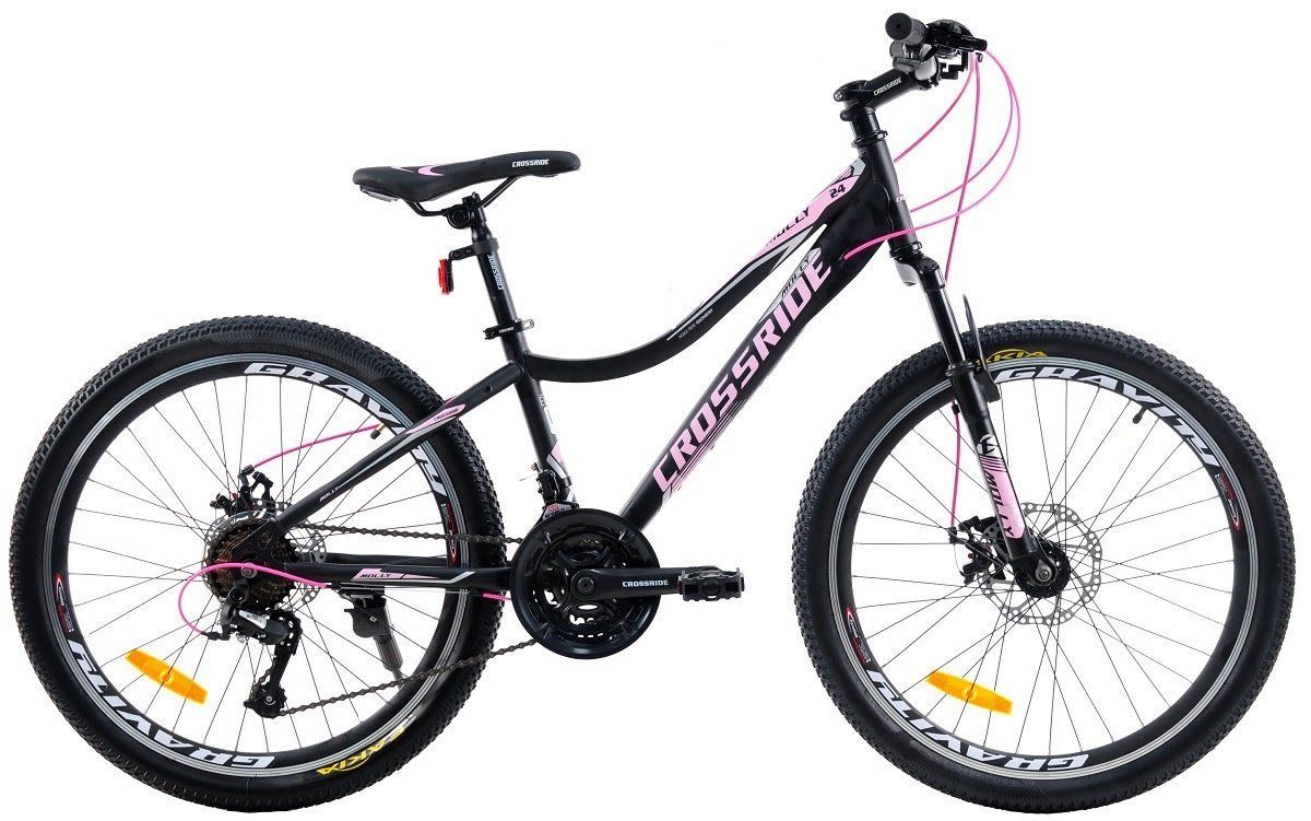 Велосипед Crossride Molly Lady 24" 2026 чорний + Подарунок