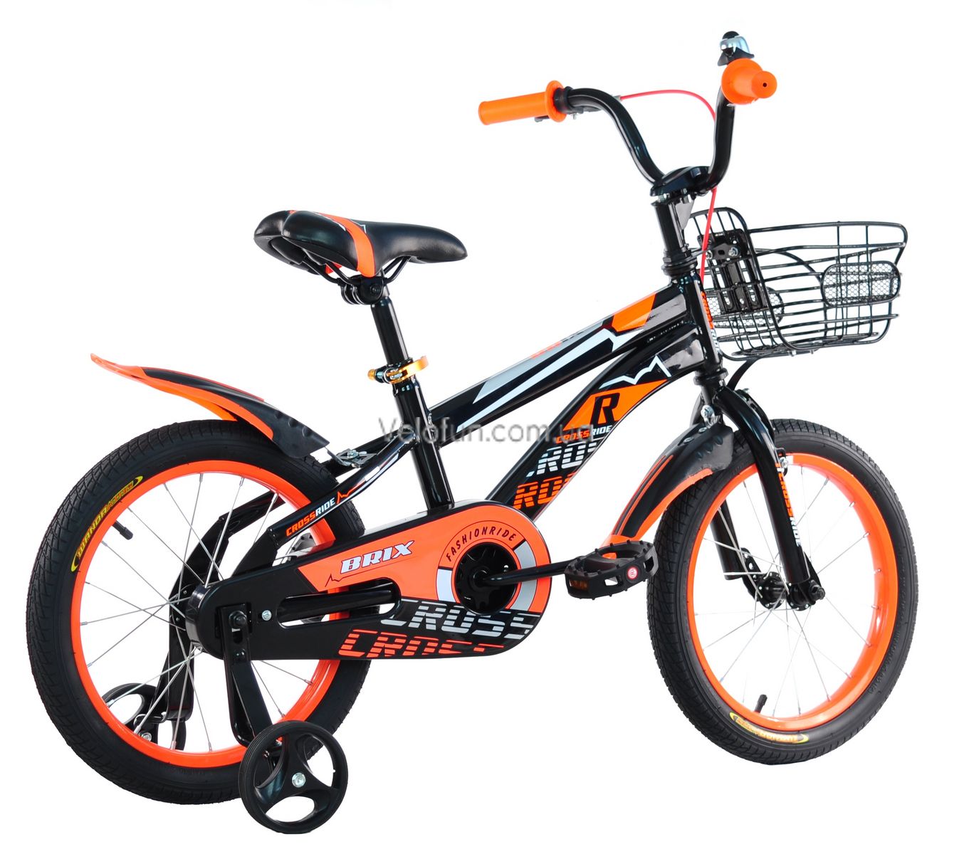 Велосипед Crossride Brix 16" 2024 помаранчевий