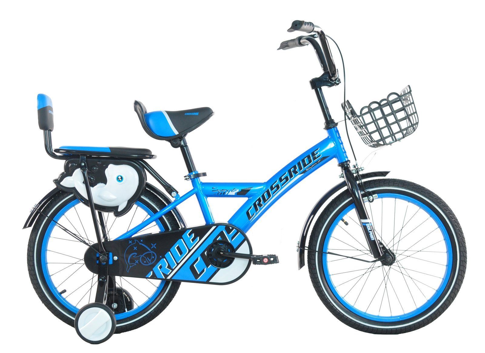 Дитячий Велосипед Crossride Dolphin 18" синій