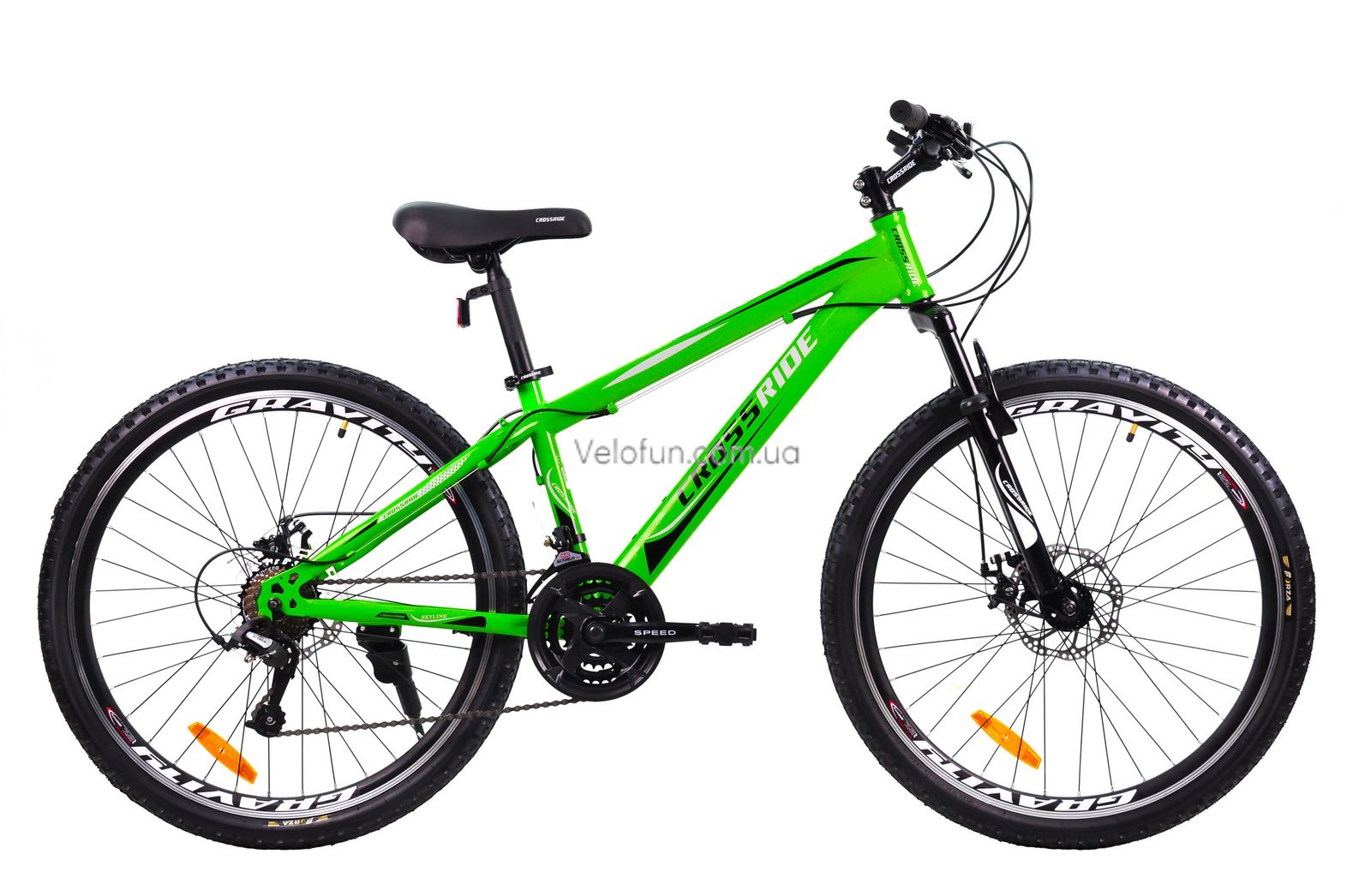 Горный велосипед Crossride Skyline 26" Салатовый