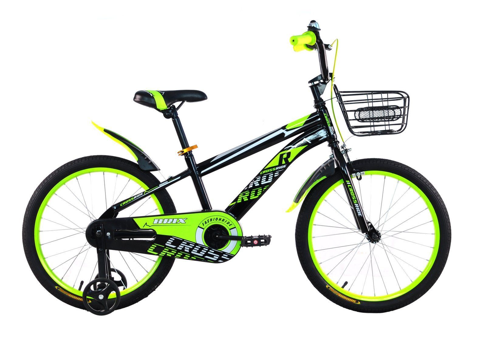 Велосипед Crossride Brix 20" 2026 жовтий