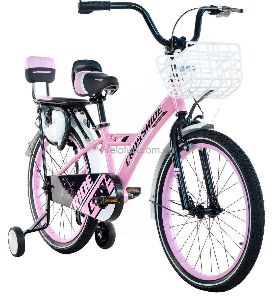 Дитячий Велосипед Crossride Dolphin 20" рожевий