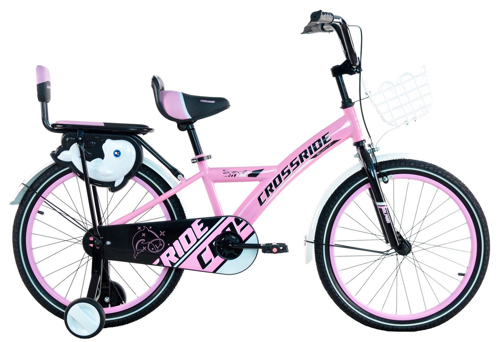 Дитячий Велосипед Crossride Dolphin 20" рожевий