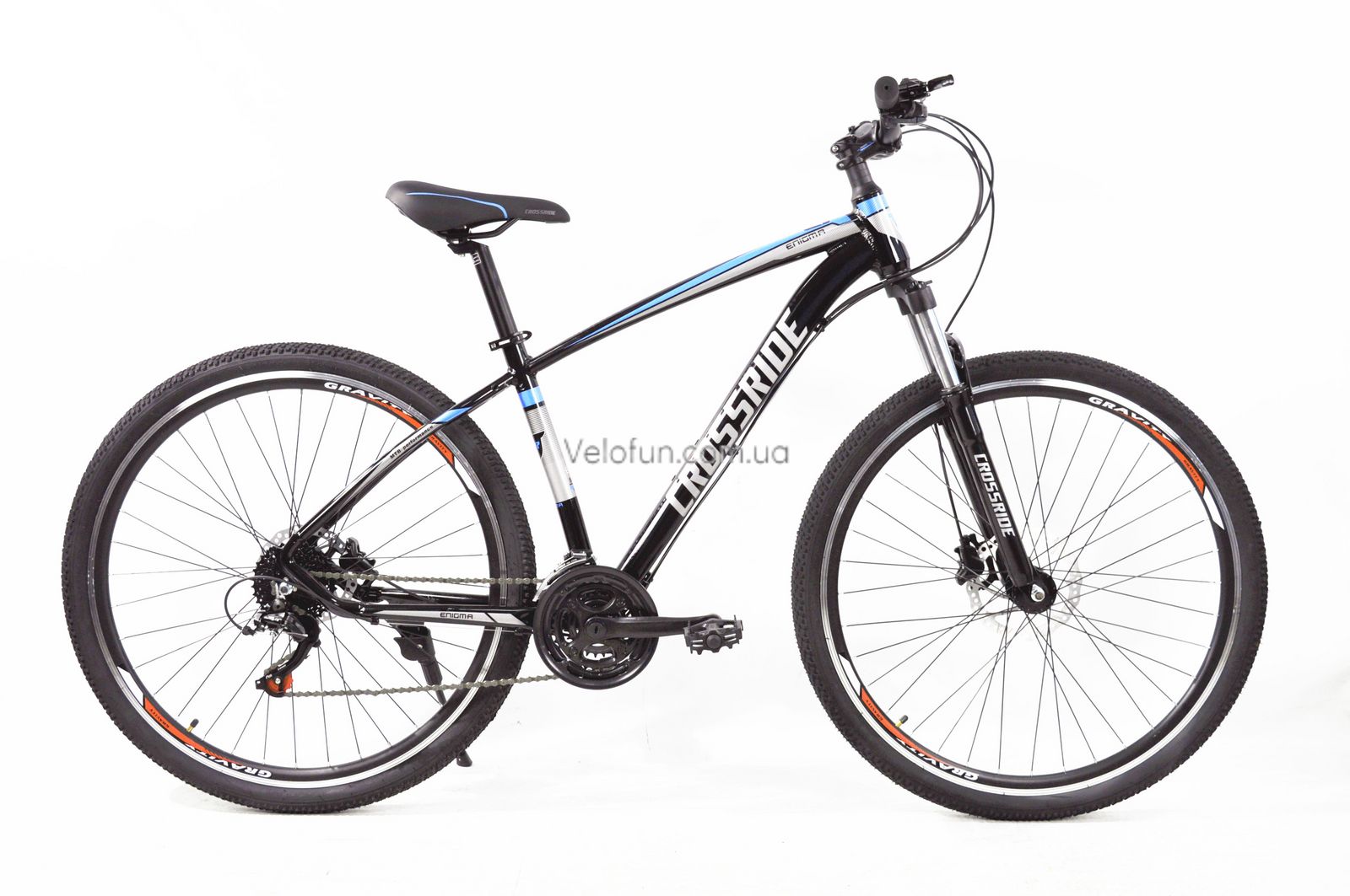 Горный велосипед Crossride Enigma 29" (gidro) чёрно-синий