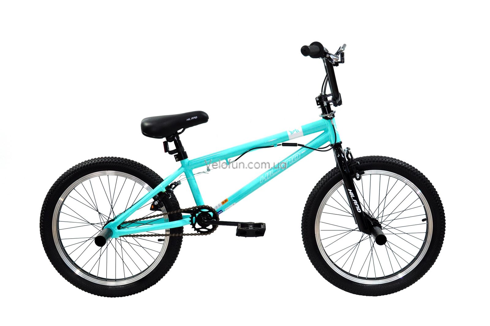 Велосипед BMX Crossride Hiland 20" бірузовий