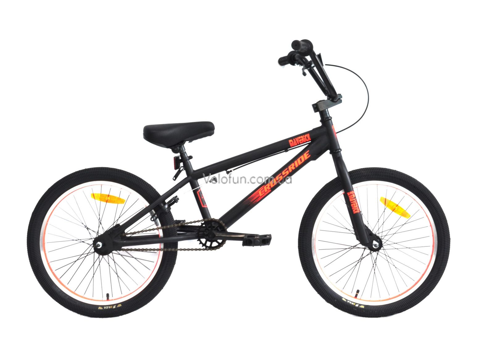 BMX велосипед 20" CROSSRIDE FREESTYLE (Maverik) жовто-гарячий