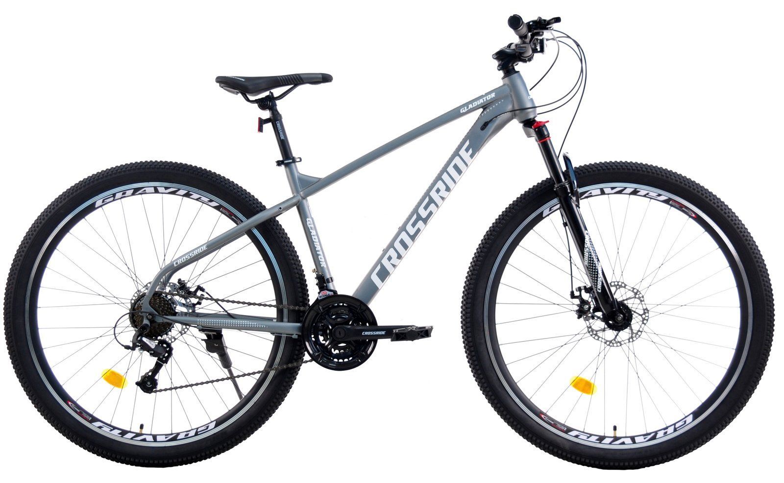 Велосипед Crossride Gladiator 29" 17" 2026 сірий + подарунок