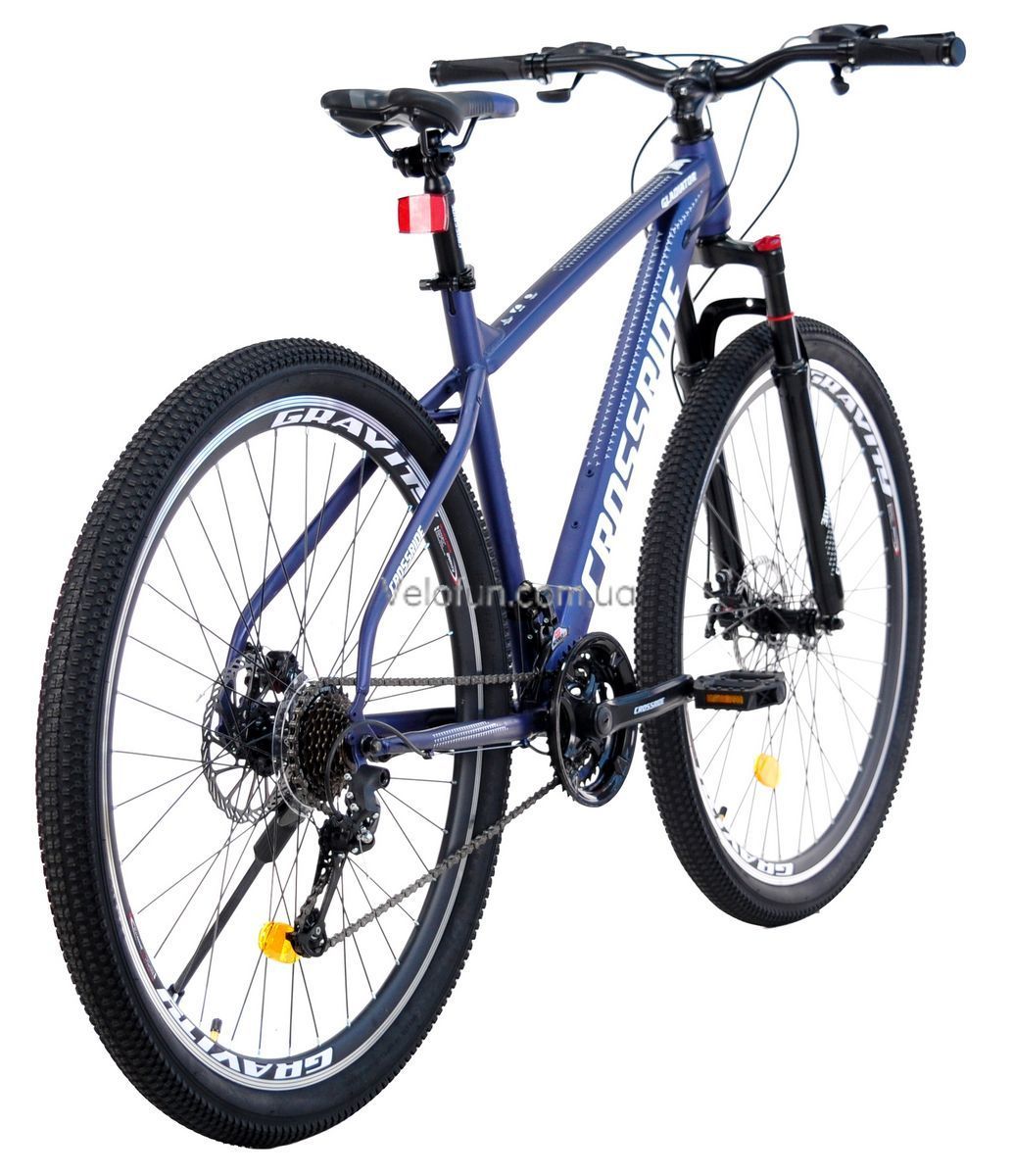 Велосипед Crossride Gladiator 29" 17" 2026 синій + подарунок