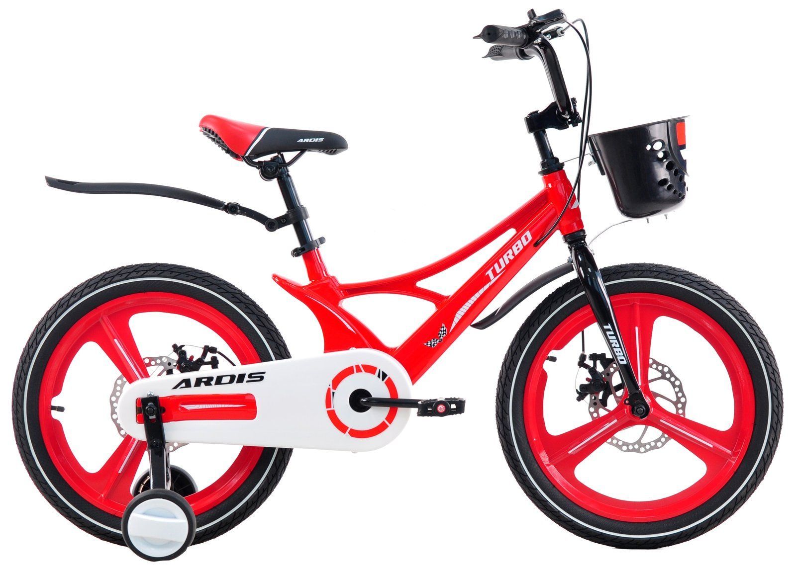 Дитячий магнієвий велосипед Ardis Turbo 18" червоний 2026