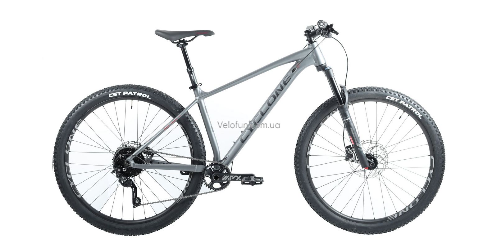 Гірський велосипед Cyclone SLX PRO Trail 2 29" (2022) сірий